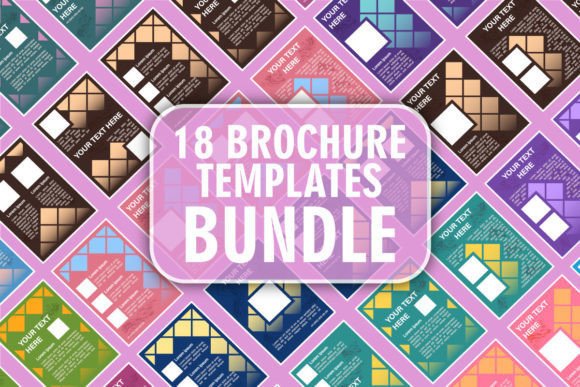 Brochure Blank Layout Design Bundle: Graphics & Graphic Templates
