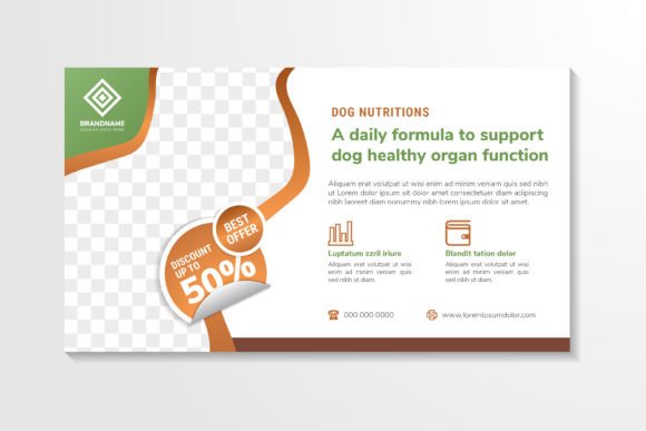 Dog Nutritions Horizontal Banner