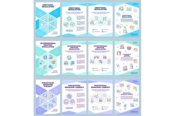 Emotional Regulation Brochure Templates