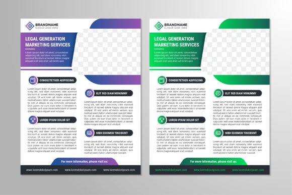 Legal Generation Vertical Flyer Graphics and Print Templates