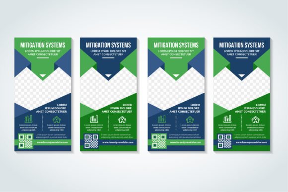 Mitigation Systems Vertical Banner: Graphics and Print Templates
