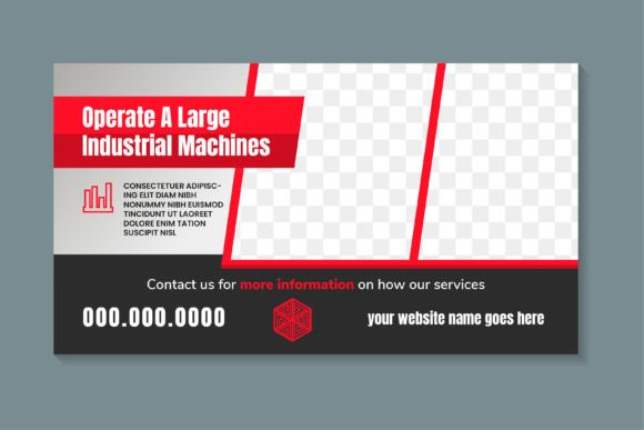 Operate a Large Horizontal Banner: Graphics & Print Templates