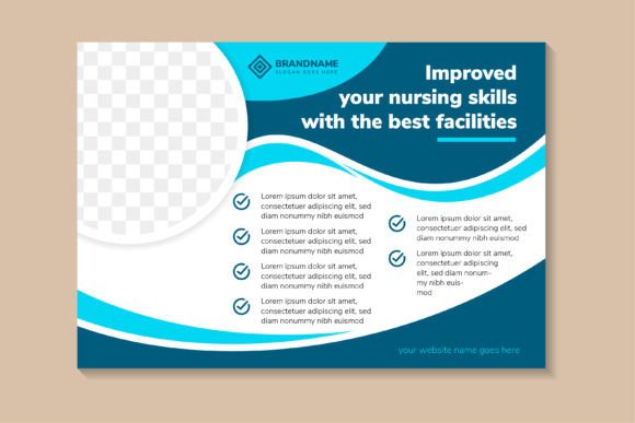 Your Nursing Horizontal Flyer: Graphics and Print Templates